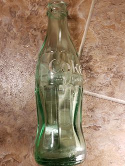 Vintage Coca Cola Coke 6.5 oz Green Glass Bottle 67 18 Cincinnati, Ohio