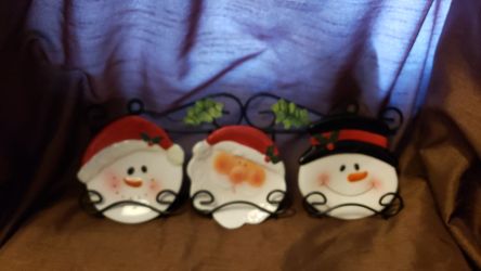 Christmas decorations ,Christmas faces Santa