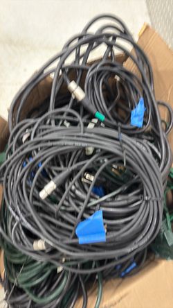 XLR, DMX, and 1/4” Cables