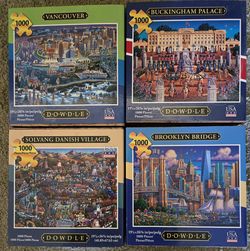 Dowdle Jigsaw Puzzles 1000 Pieces - 4 Pack