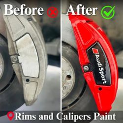 RIM BLACK OUT & CALIPER PAINTING