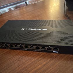 Ubiquiti EdgeRouter 10X (ER-10X) – 10-Port Gigabit Router – No PSU