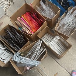 Boxes Of Hangers 