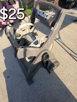 Plastic Garden Hose Reel Cart