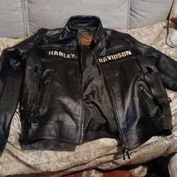 Harley Davidson Leather Motorcycle Jacket