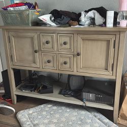 Entertainment Center, Khaki, 3ft10in-1ft3in-2ft10in