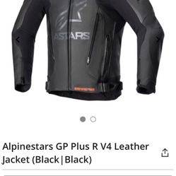 Motorcycle Jacket Alpinestars GP Plus R V4 Leather Jacket 