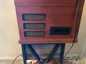 Vintage-Style Record Player Turntable