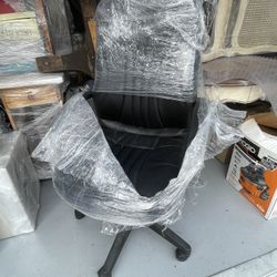 Leather Black Office Chair