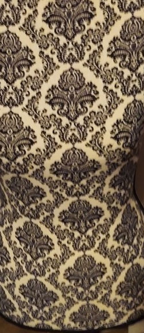 Dress Form w/ Damask Pattern