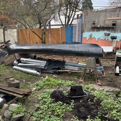 17 Foot Dutchman Canoe Trimaran With 2 24V Motors