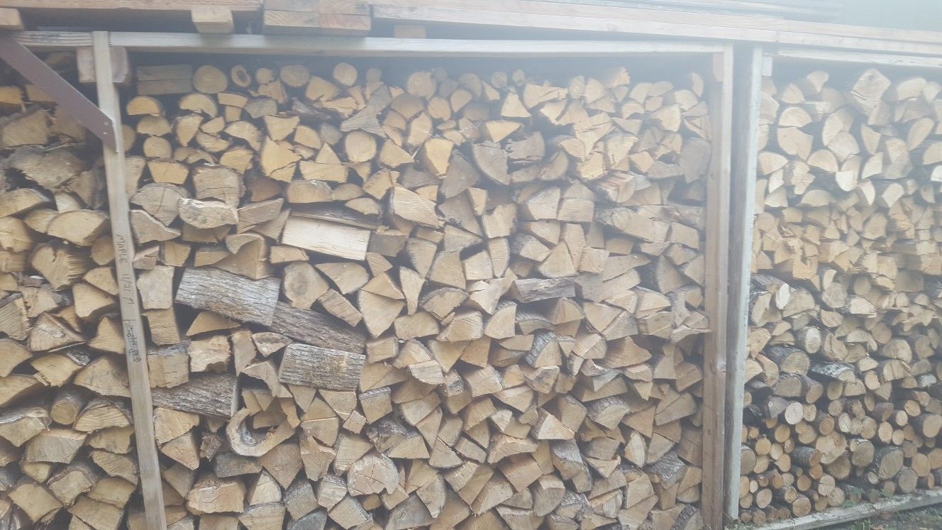 Firewood For Sale, Dry, Ready To Burn Maple