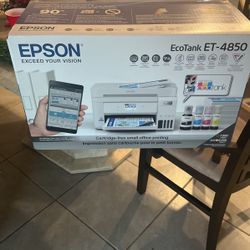 Epson Eco tank ET-4850 Printer/copy/scan/mobile Print