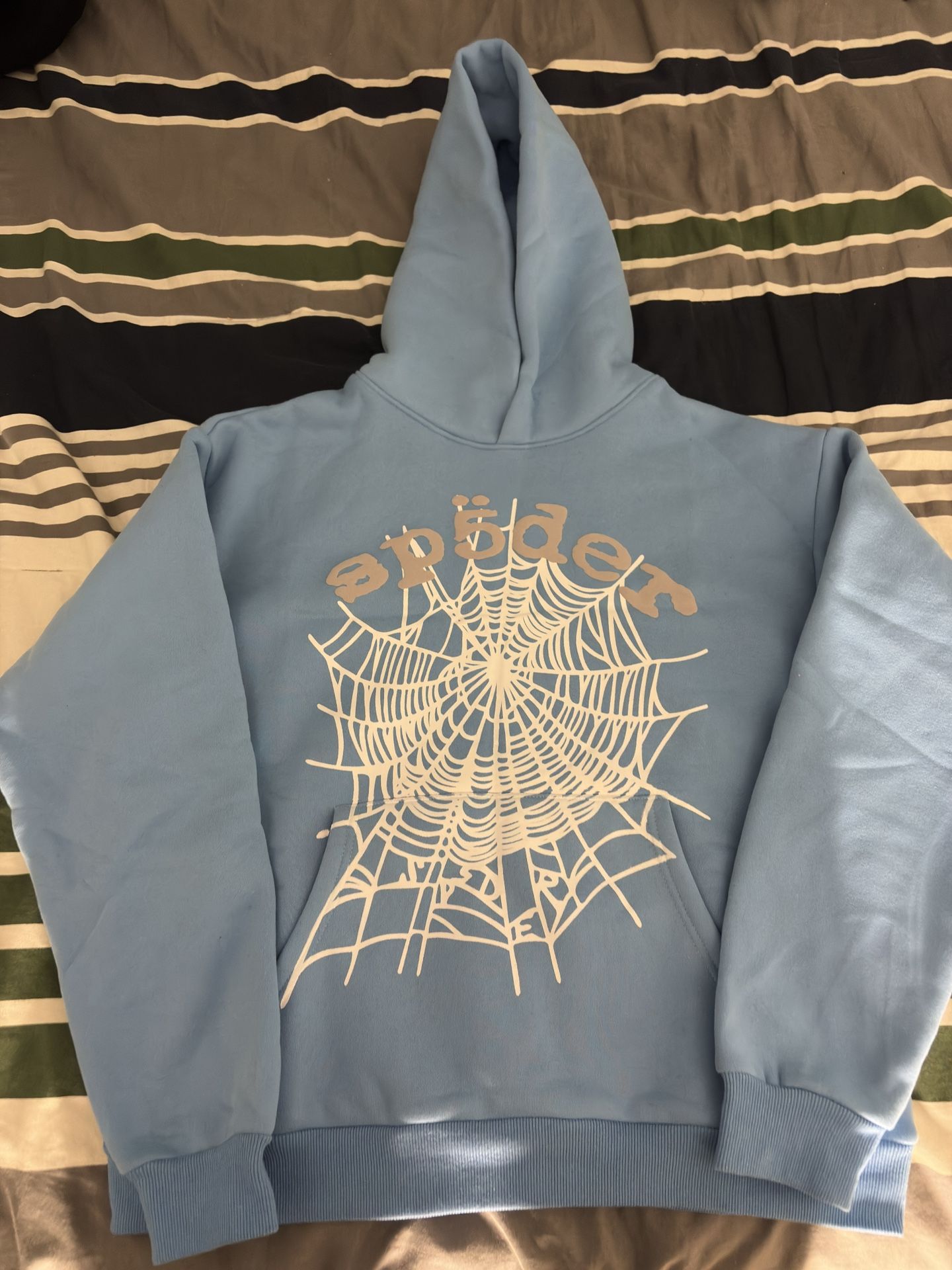 Dusty Blue Spider Hoodie