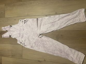 Purple Tie Die Jean Overalls Size 00