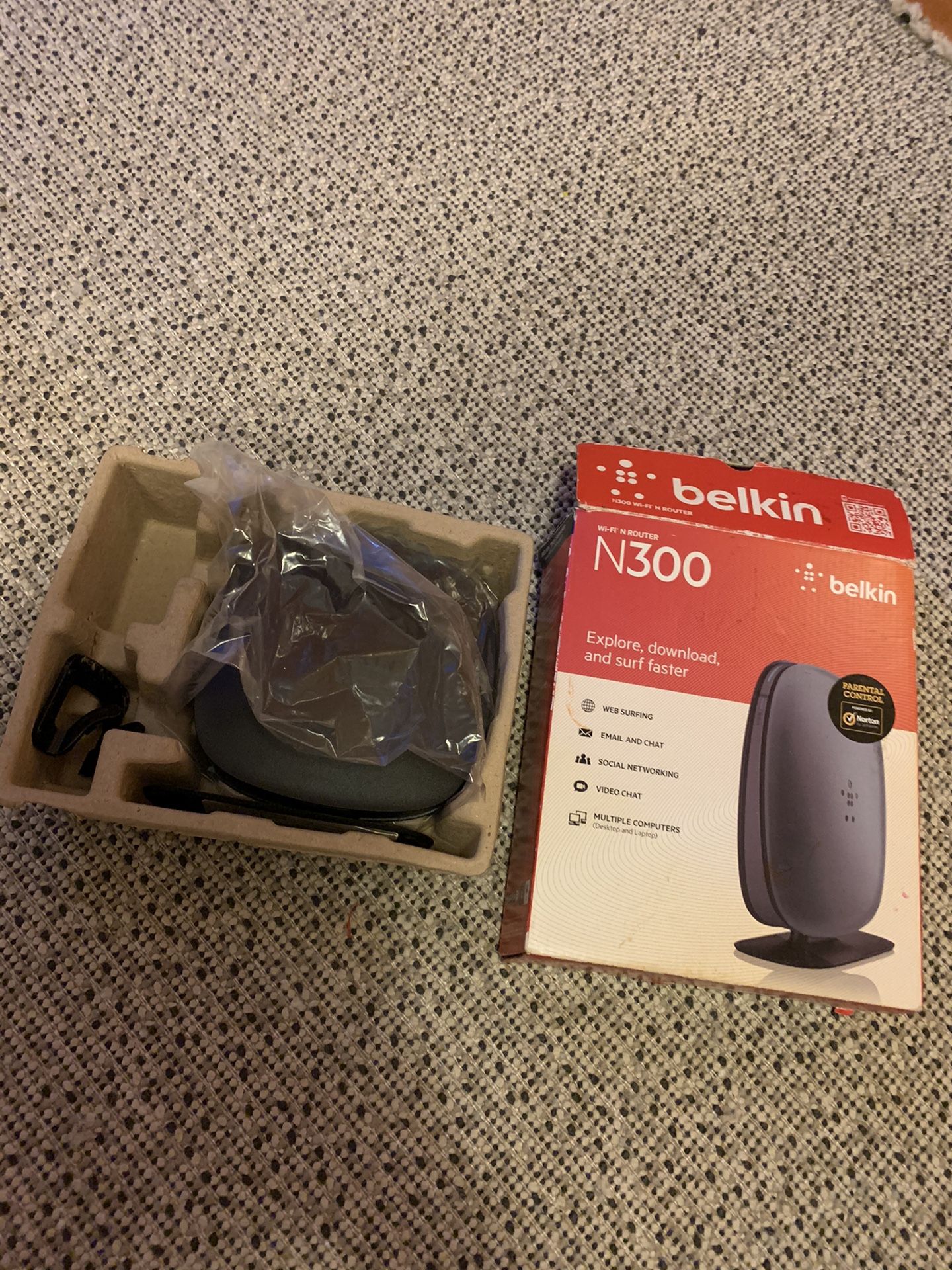 Belkin N300 no cord