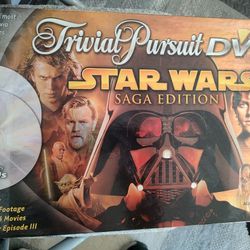 Star Wars Trivial Pursuit DVD Saga Edition Never Used 