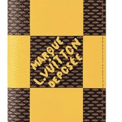 SS24 Louis Vuitton Pocket Organizer Damier Pop Jaune Mat NEW