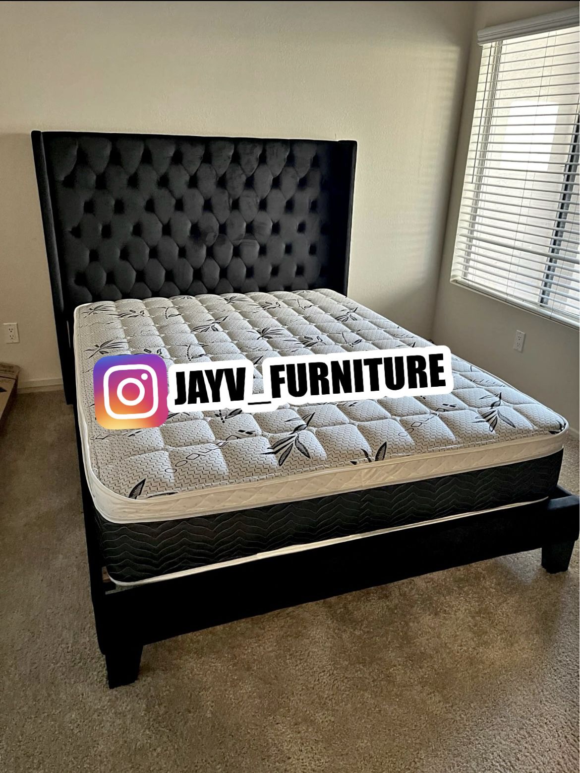 New Queen Bed Frame With MATRESS