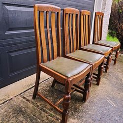 1940s Oak Dinning Chairs