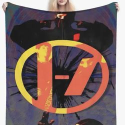 Twenty One Pilots Soft Throw Blanket 59”x52”NEW Josh Dunn Tyler Joseph Ned Christmas Music Memorabilia 