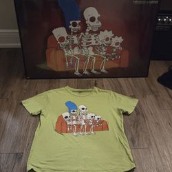 Simpsons Treehouse Of Horror Shirt & Poster In frame