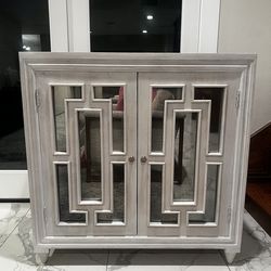 Armoire – barely used- distressed white