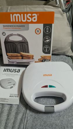 imusa nonstick sandwich maker - makes 2 sandwiches