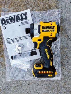 Dewalt 20v New XR Impact Driver 1/4" - 3 Speeds / Model DCf860 ( Tool Only / 110$ Firm