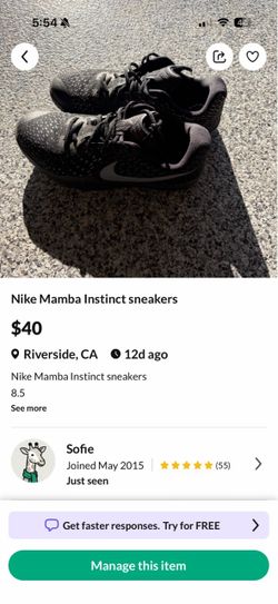 Nike Mamba instincts