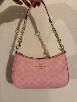 Powder Pink Coach Teri Shoulder Bag!