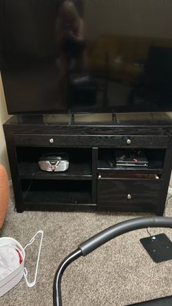 Solid wood entertainment center