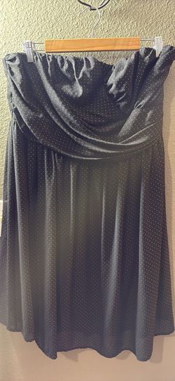 Lane Bryant Gold-Dot Mini Dress – Size 18