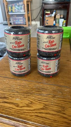 Coats Metallic Knit-Cro-Sheen thread