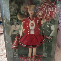 Coca-Cola Cheerleader Barbie Doll Collector Edition 2000 Mattel