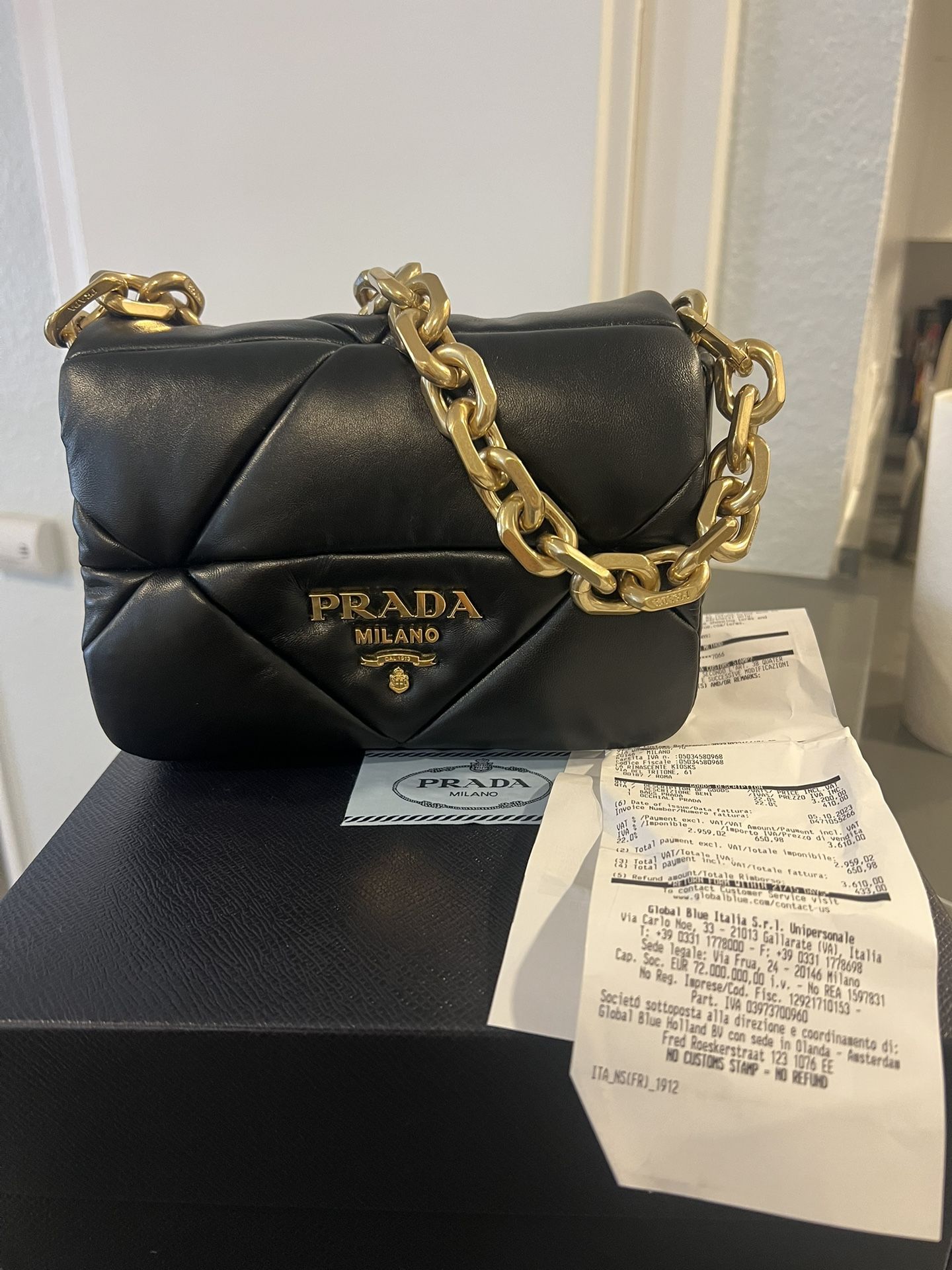 Prada Quilted Shoulder Bag