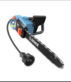 Like New SENIX 18” Corded Electric Chainsaw With 15 Amp Motor
