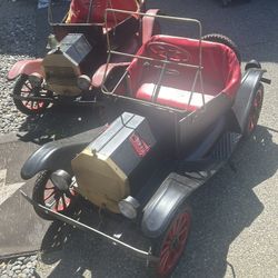 Two Rare mini model T go karts