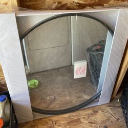 34 IN. Threshold Studio Mcgee Wall Mirror