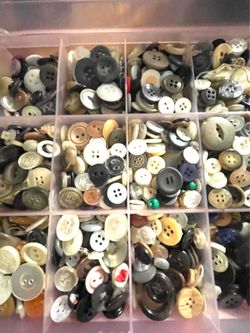 3lb Box of Vintage Buttons