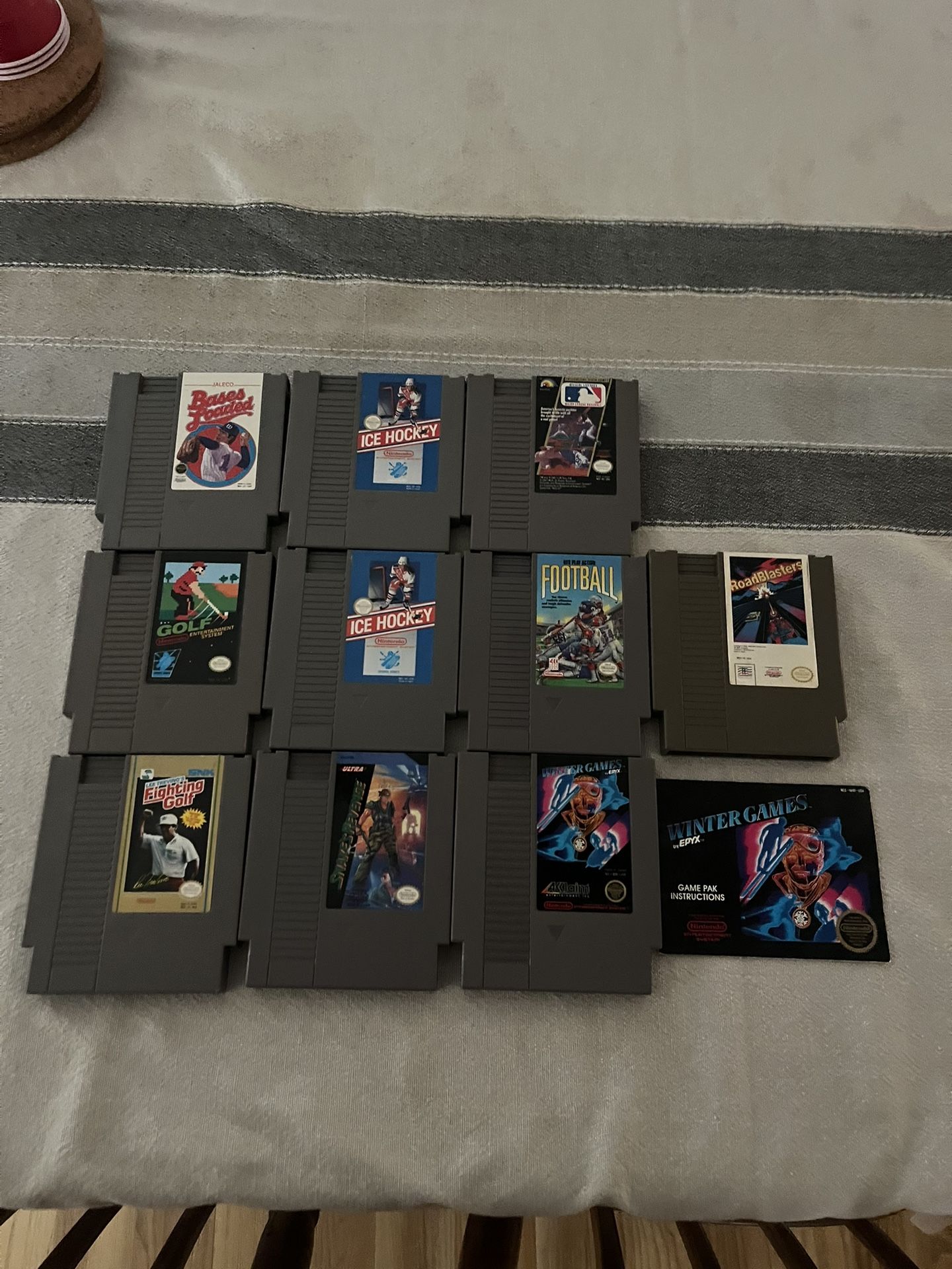 Nes Games, 10games + 1 Instruction Booklet