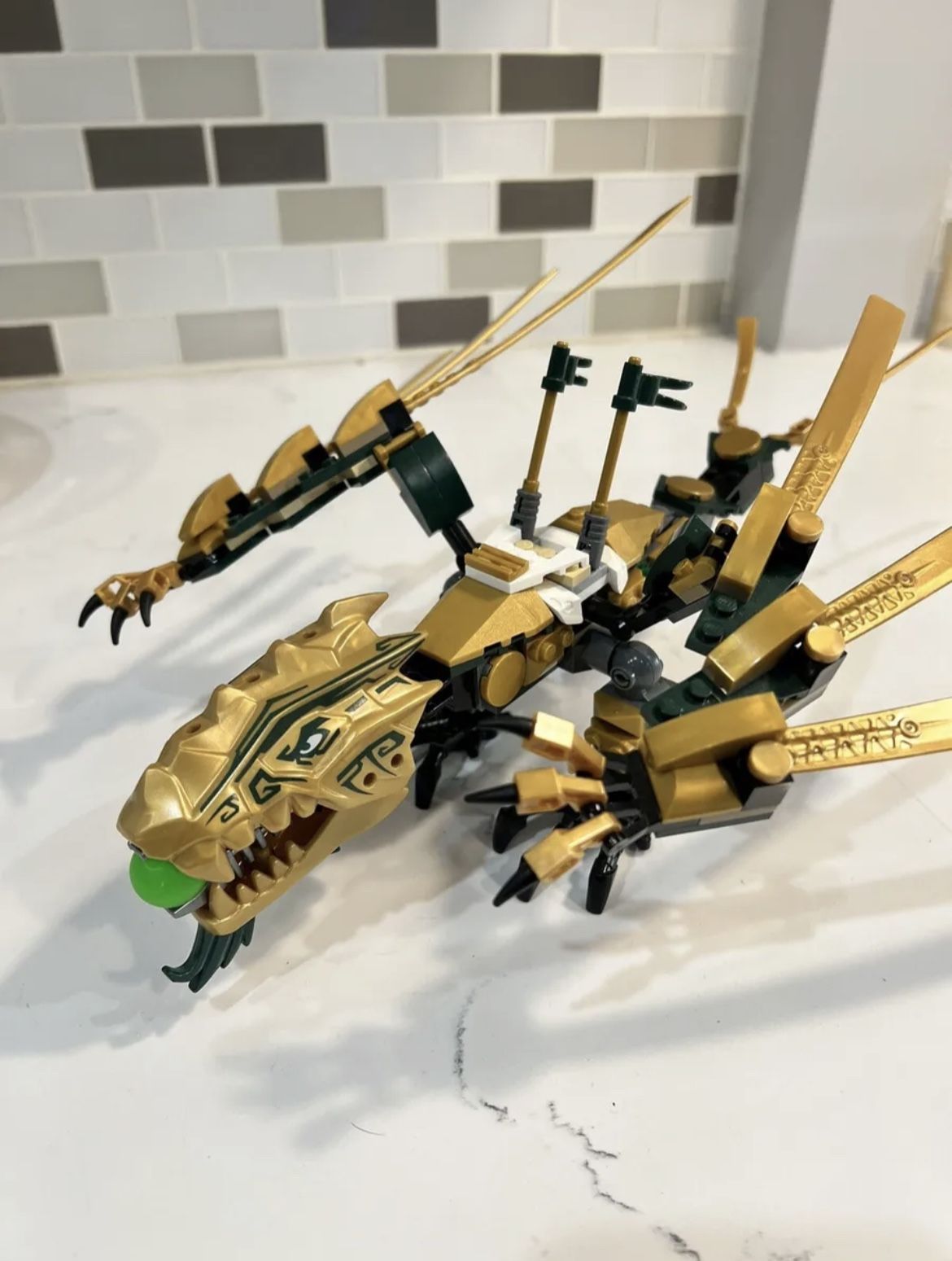 LEGO NINJAGO Legacy Golden Dragon 70666 Incomplete Dragon only