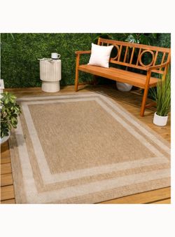 5x8 jute indoor/outdoor RUG NIB