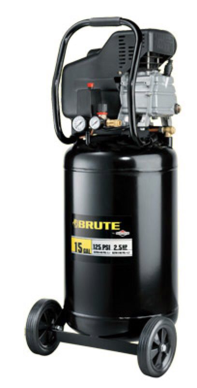 Brute 15 gallon 125psi air compressor works perfectly. Barely used!!!