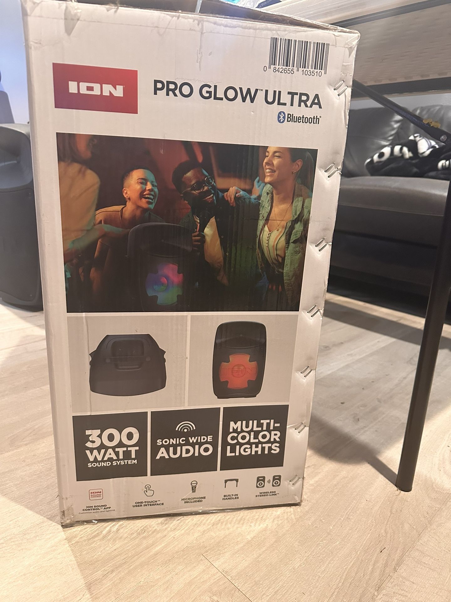 ION Pro Glowβ’ Ultra 300W Bluetooth Party Speaker