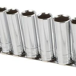 POWER TORQUE 3/8" DRIVE DEEP METRIC 8PC. SOCKET SET 