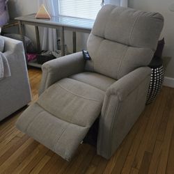 recliner Gray fabric