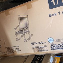 Teal Rocking Chair Porch Members Mark 