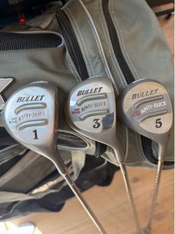 Bullet Anti-Slice Golf Woods Set (1, 3, 5) – Great Condition