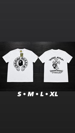 BAPE x Chrome Hearts Baby Milo White T-Shirt